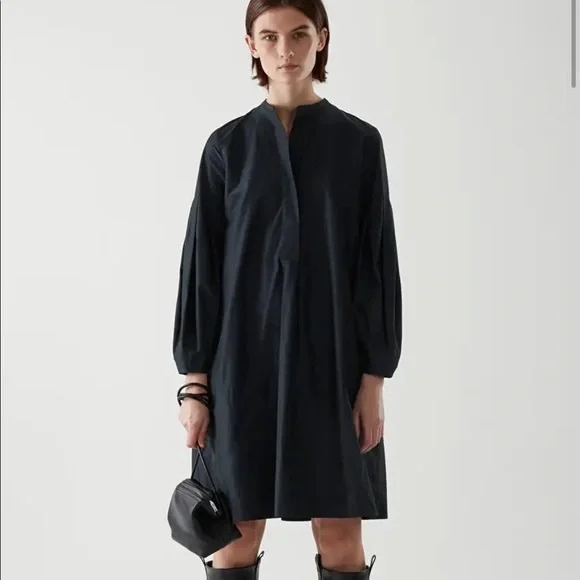 COS pleated shirt dress